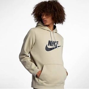 NWT Nike Sportswear Futura Tan Hoodie AJ6352 Size M